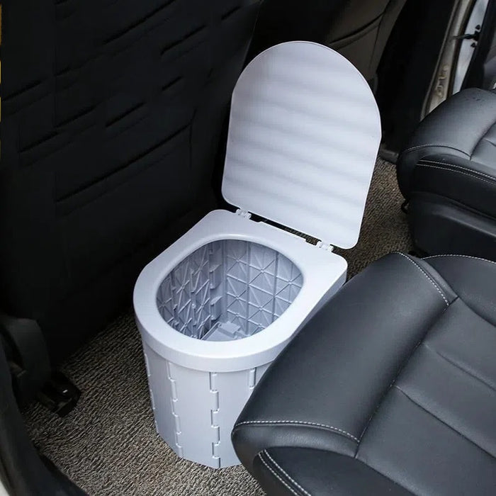 Outdoor Car Emergency Integrated Portable Folding Toilet