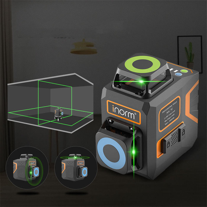 Green Laser Level 360 8wire High Precision Wall Mounting