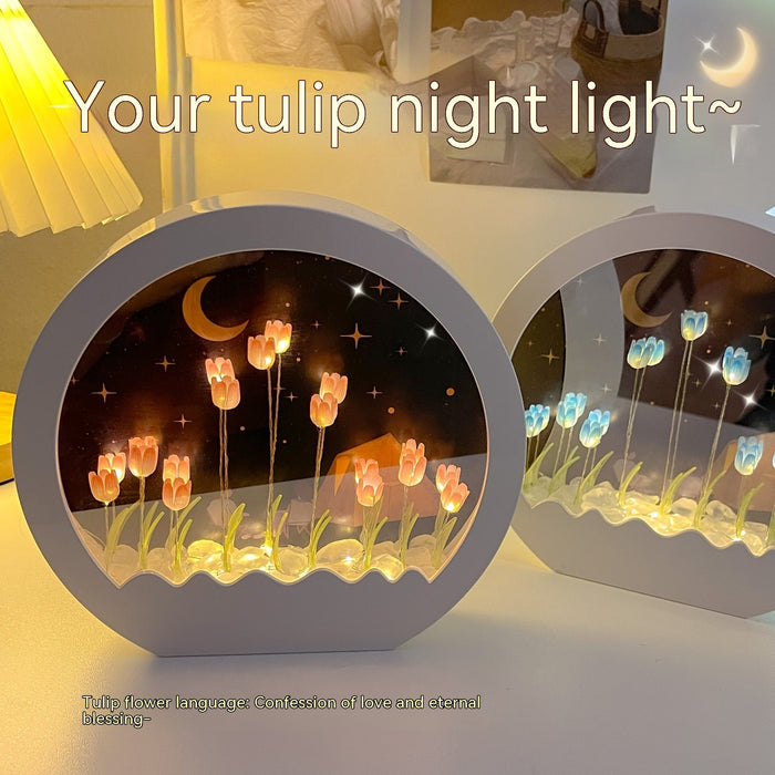 Tulip Rose Small Night Lamp