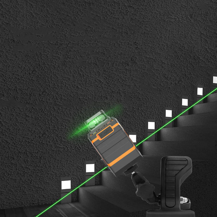 Green Laser Level 360 8wire High Precision Wall Mounting