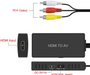 HDMI to AV Converter HDMI to Video Audio Adapter