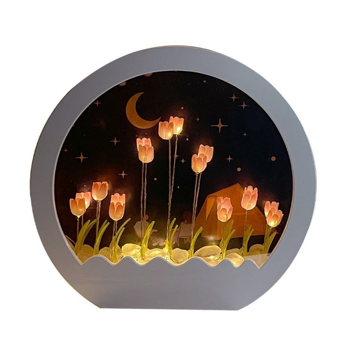 Tulip Rose Small Night Lamp